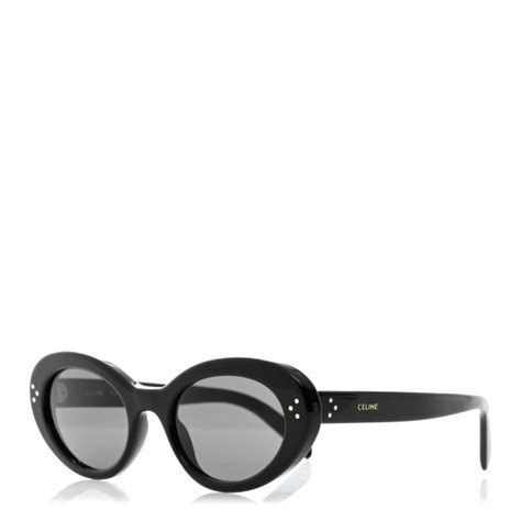 CELINE Acetate Cat Eye Sunglasses CL401931 Black